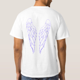 Angel Blue Outline Wingen T-shirt
