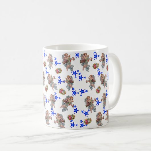 Angel Blue Star Mug (Devant droit)