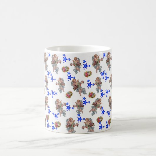 Angel Blue Star Mug (Centre)