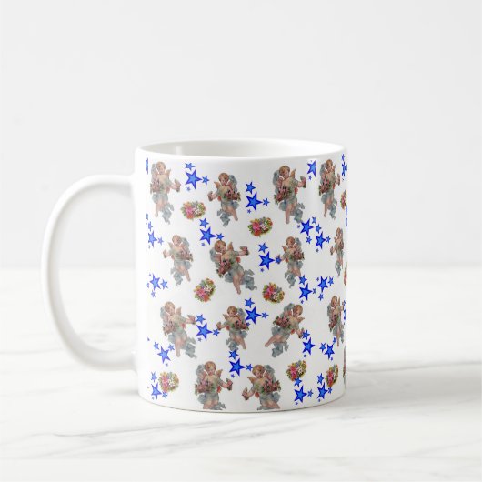 Angel Blue Star Mug (Gauche)