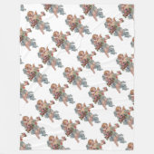 Angel Briefkaart Fleece Blanket Deken (Voorkant)