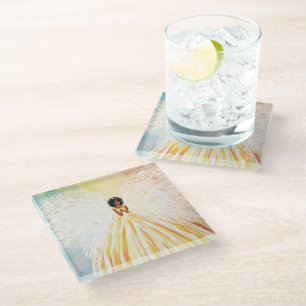 Angel Bright Glass Onderzetter