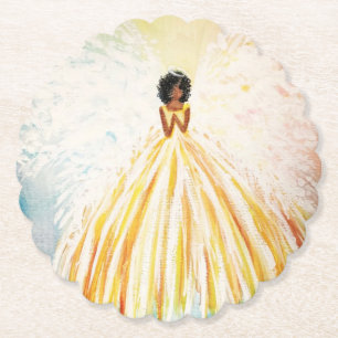 Angel Bright Paper Onderzetter Set (6)