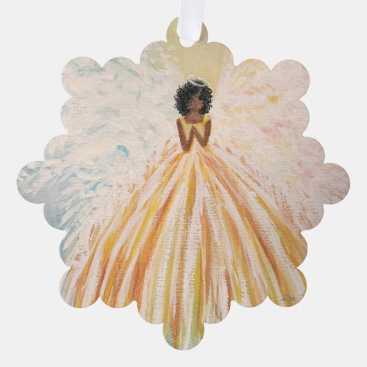 Angel Bright Paper Ornament (Voorkant)