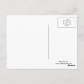 Angel Bunny Briefkaart (Achterkant)