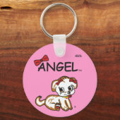 Angel Button Sleutelhanger (Voorkant)