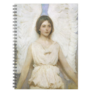 Angel by Abbott Thayer, Vintage Victorian Fine Art Notitieboek