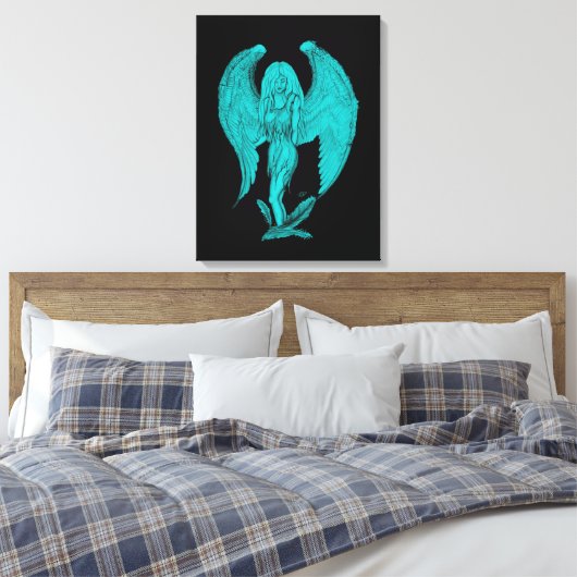 Angel Canvas Afdruk (Insitu (Slaapkamer))