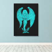 Angel Canvas Afdruk (Insitu (Houten vloer))