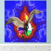 Angel Canvas Afdruk (Insitu (Houten vloer))