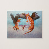 Angel Cat en Mouse Game Legpuzzel (Horizontaal)