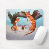 Angel Cat en Mouse Game Muismat (Met muis)