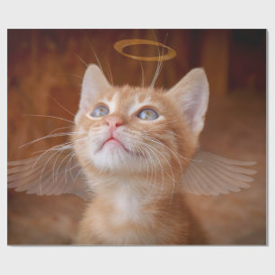 Angel Cat inpakpapier