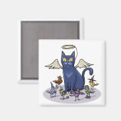 Angel Cat Magneet (Voorkant / Achterkant)