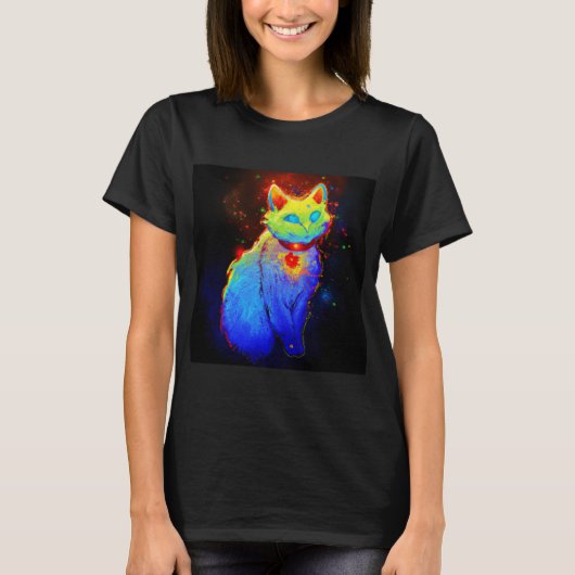 Angel Cats Subtiele Bescherming T-shirt (Voorkant)
