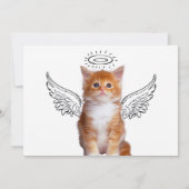 Angel Chat Angélique Invitation (Dos)