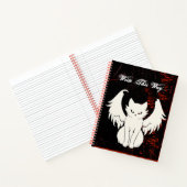 Angel Chat jeu de mots Écrire journal carnet (Intérieur)