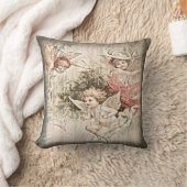  Angel Cherubs Klassic Round Sticker Kussen (Deken)