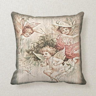  Angel Cherubs Klassic Round Sticker Kussen