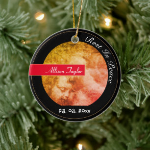 Angel Child en Stormy Heaven/Kerstmis Keramisch Ornament