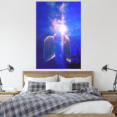 Angel Child "NOOIT ALONE" Canvas Afdruk (Insitu (Slaapkamer))