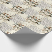 Angel Chorus Kerstmis - Specificaties Cadeaupapier (Hoek)