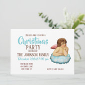 Angel Cloud Cupid Kaart (Staand voorkant)