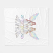 Angel Collection Fleece Deken (Voorkant (Horizontaal))