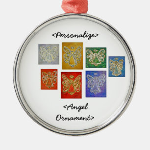Angel Colour Series Ornament Gepersonaliseerd Gree