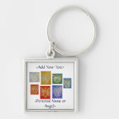 Angel Colour Series Sleutelhanger Gepersonaliseerd (Voorkant)