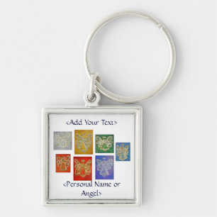 Angel Colour Series Sleutelhanger Gepersonaliseerd