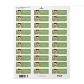 Angel Cookie Baker Return Address Label design2 (Full Sheet)