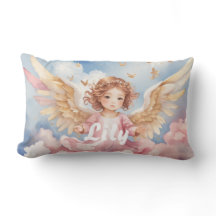 Angel Coussin personnalisé pour enfants ou bébés