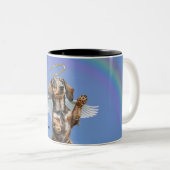 Angel Dachshund Remembrasser Café Mug (Devant droit)