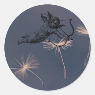 Angel Dandelion Dream Cupid Love Ronde Sticker