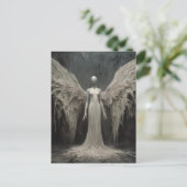 Angel Dark Fantasy Briefkaart (Staand voorkant)