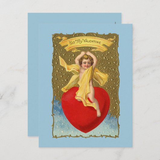 Angel de cheval ~ Carte postale / Invitation (Devant / Derrière)