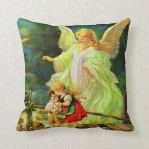 Angel De La Guarda Almohada y Oracion Kussen