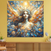 Angel de ma toile étirée Impression (Insitu(Salon))