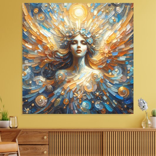 Angel de ma toile étirée Impression (Insitu(Salon))