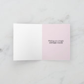 Angel de neige rose pour ma carte de vacances pour (Intérieur)