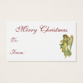 Angel de Noël victorien, Gloria in Excelsis Deo (Dos)