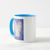 Angel de nuit étoilé - Mug de café (Devant gauche)