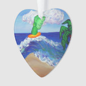 Angel de surf Raphael équitation Guérison Ornament (devant)