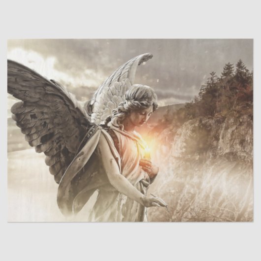 Angel Decoupage Tissue Paper Tissuepapier (Voorkant)