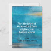 Angel deelt het nieuws Elegant Kerstmis (Achterkant)