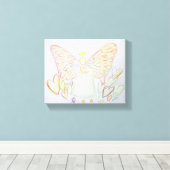 Angel des Coeurs Peinture Toile Enveloppée Art (Insitu (Plancher de Bois))