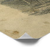 Angel des Doods met Skeleton Poster (Hoek)