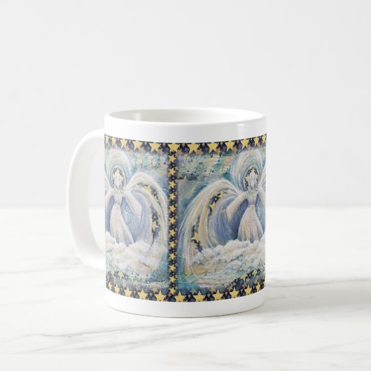 Angel des étoiles Mug (Devant gauche)