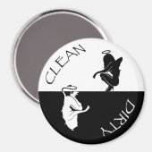 Angel / Devil Clean / Dirty Lave-vaisselle Magnet (Recto/Verso)